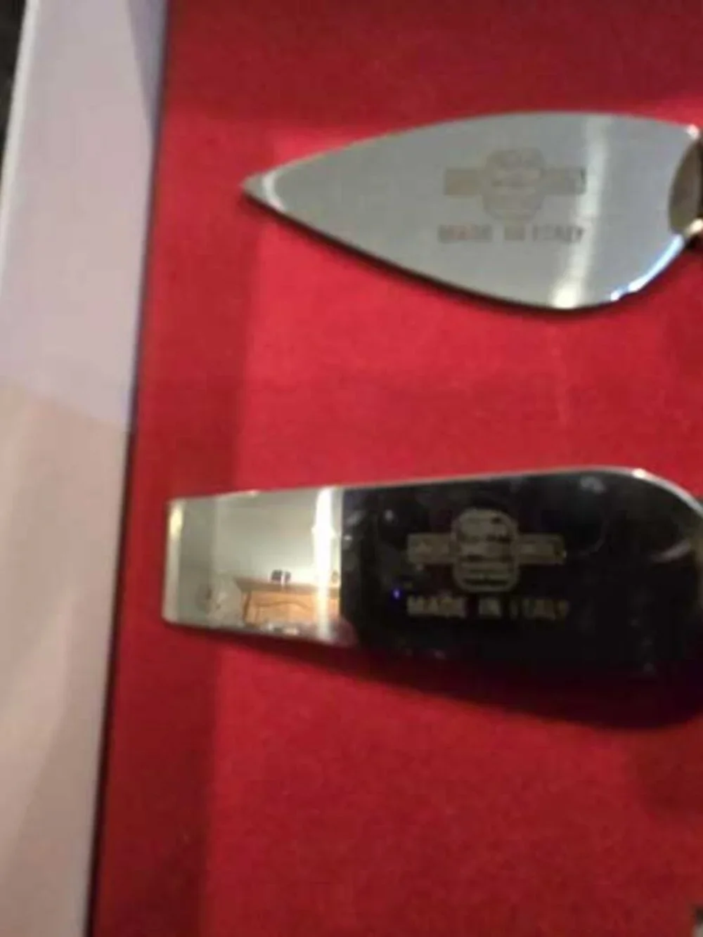 Cheese Serving Knives Set of 4 (missing 1) Williams Sonoma Made in Italy NEW